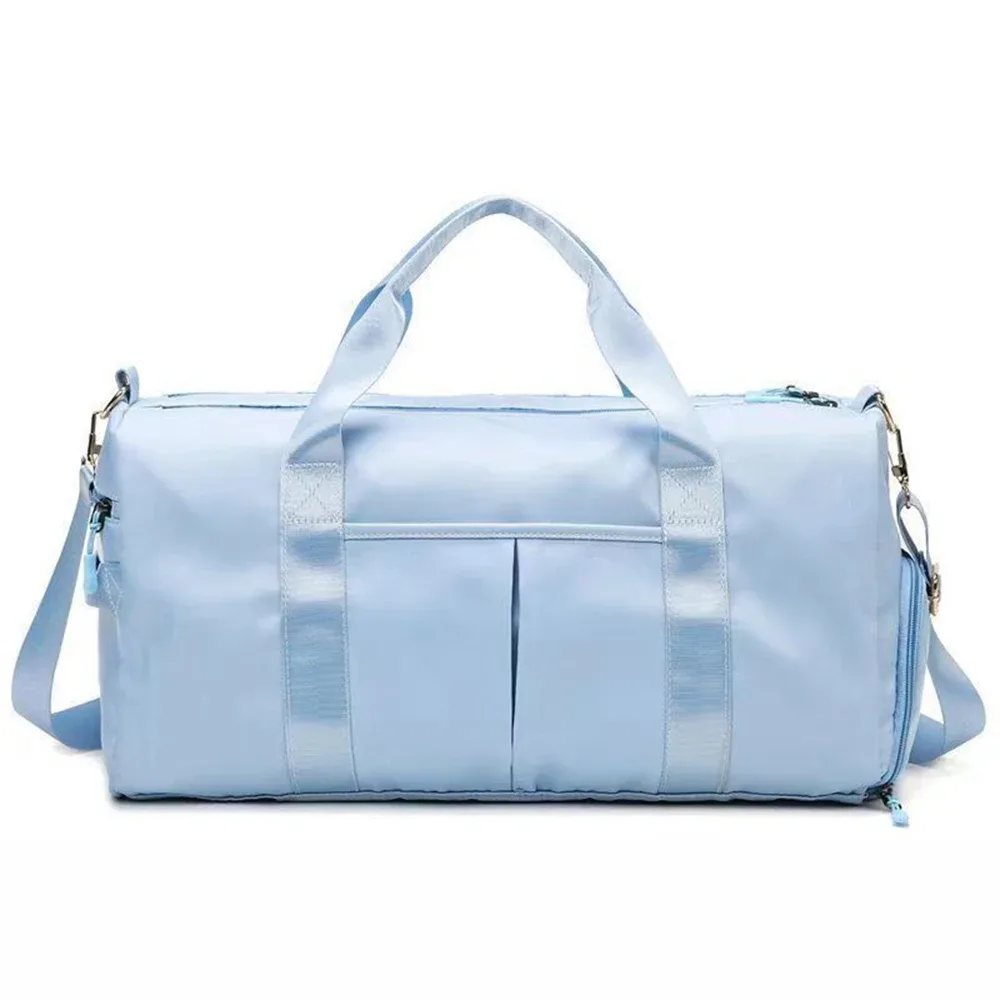 sac de voyage brodé, nouvelle tendance, nom personnalisé, grande capacité, séparation sèche et humide, sac à bagages, sac cadeau