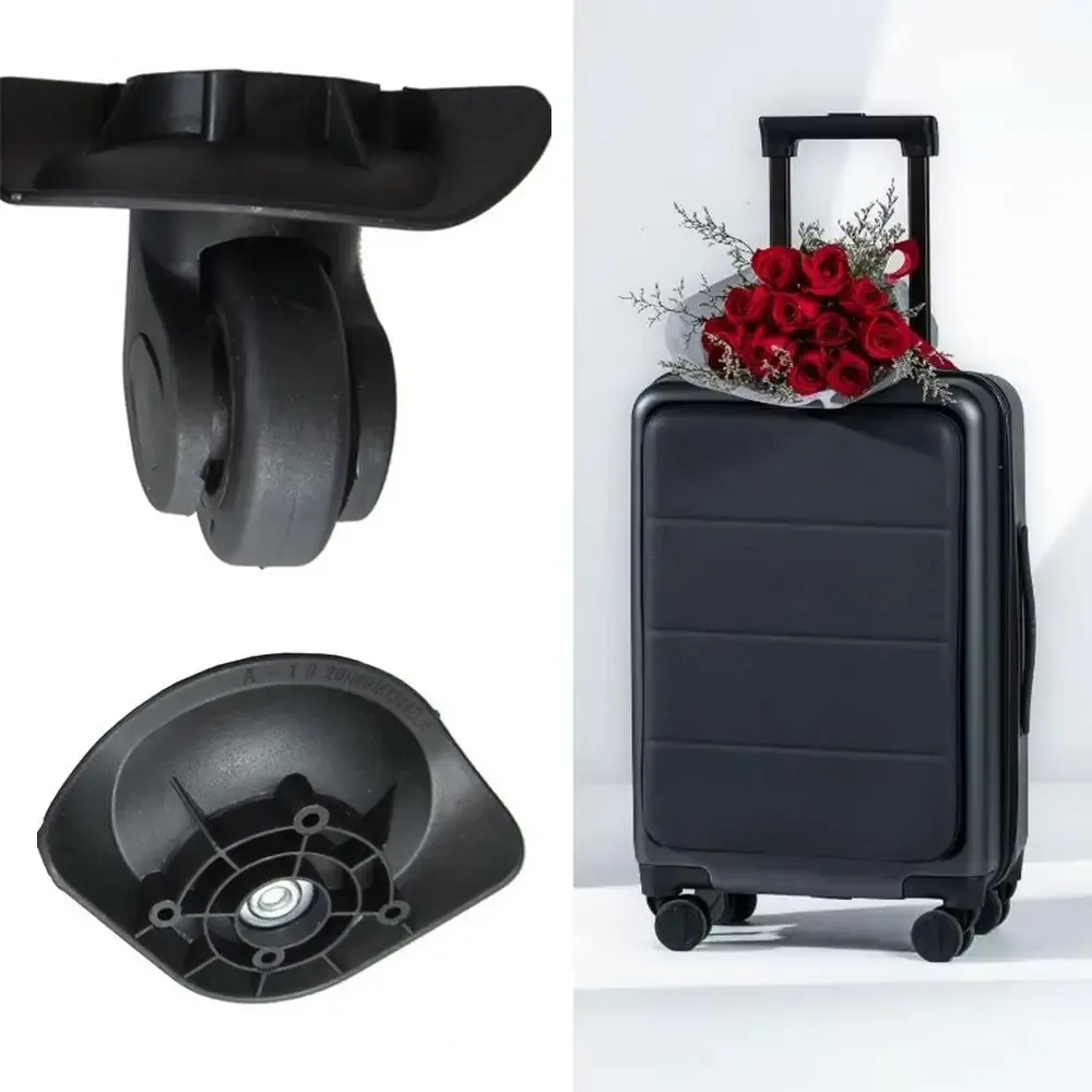 1 paire de roues de chariot a19 valise bagages roues pivotantes universelles à 360 degrés roues de bagages de remplacement bricolage accessoires nouveau