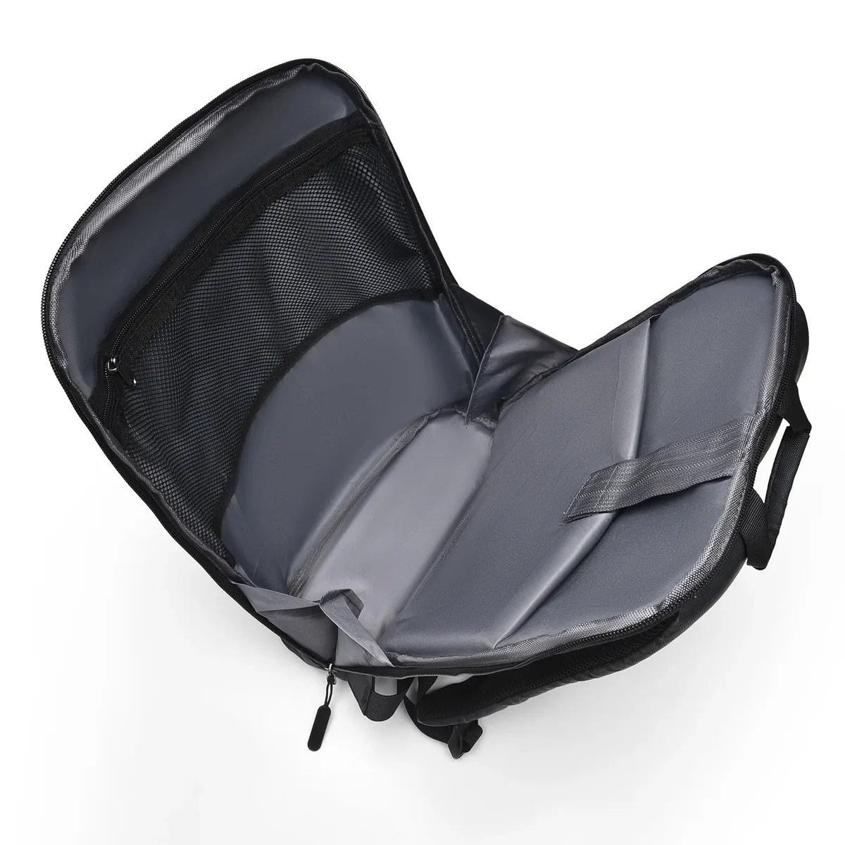 sac dos polyester imperméable gris noir beige cadre interne grande capacité bandoulière arquée informatique décontracté