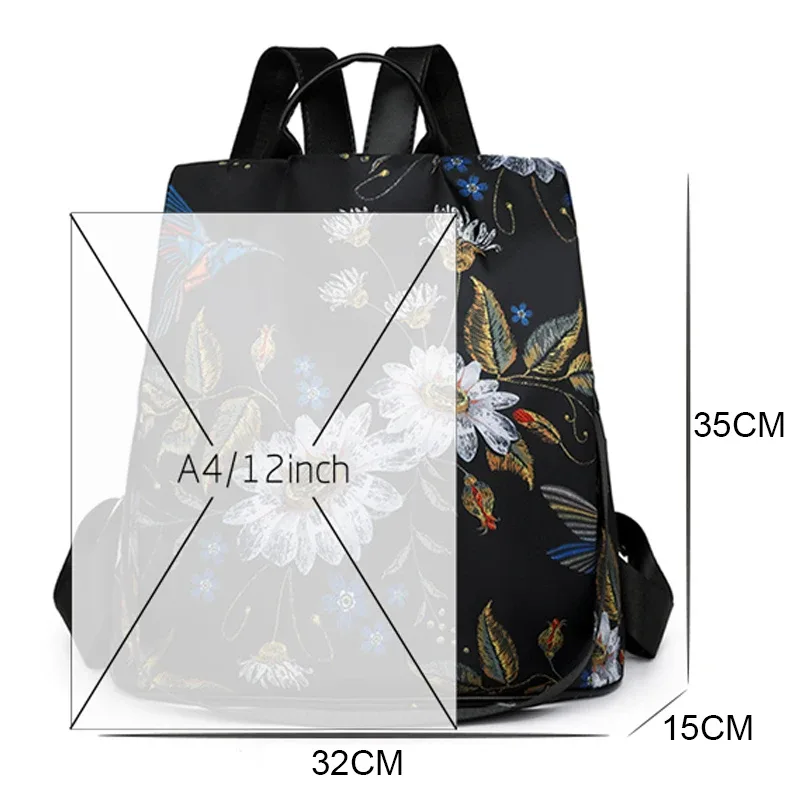 sac à dos oxford grill pour femme, sac d'école pour adolescentes, sac de voyage léger pour femme, mode initiée