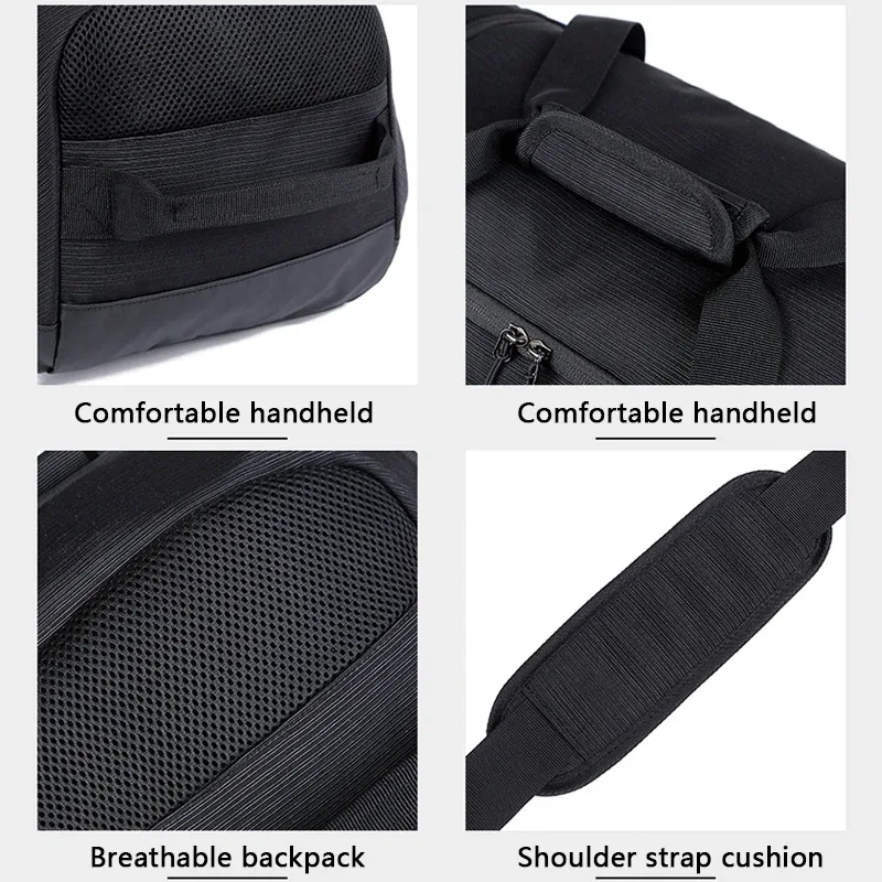 sac de sport avec logo personnalisé pour homme, sac de voyage étanche, sac de fitness, sac de rangement d'entraînement, bagage pour homme, motif de logo imprimé