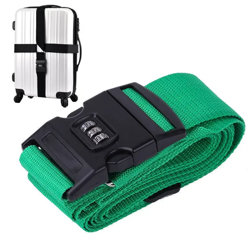 ceinture sécurité sangle réglable mot passe nylon couleur multiple valise sac voyage protection antivol