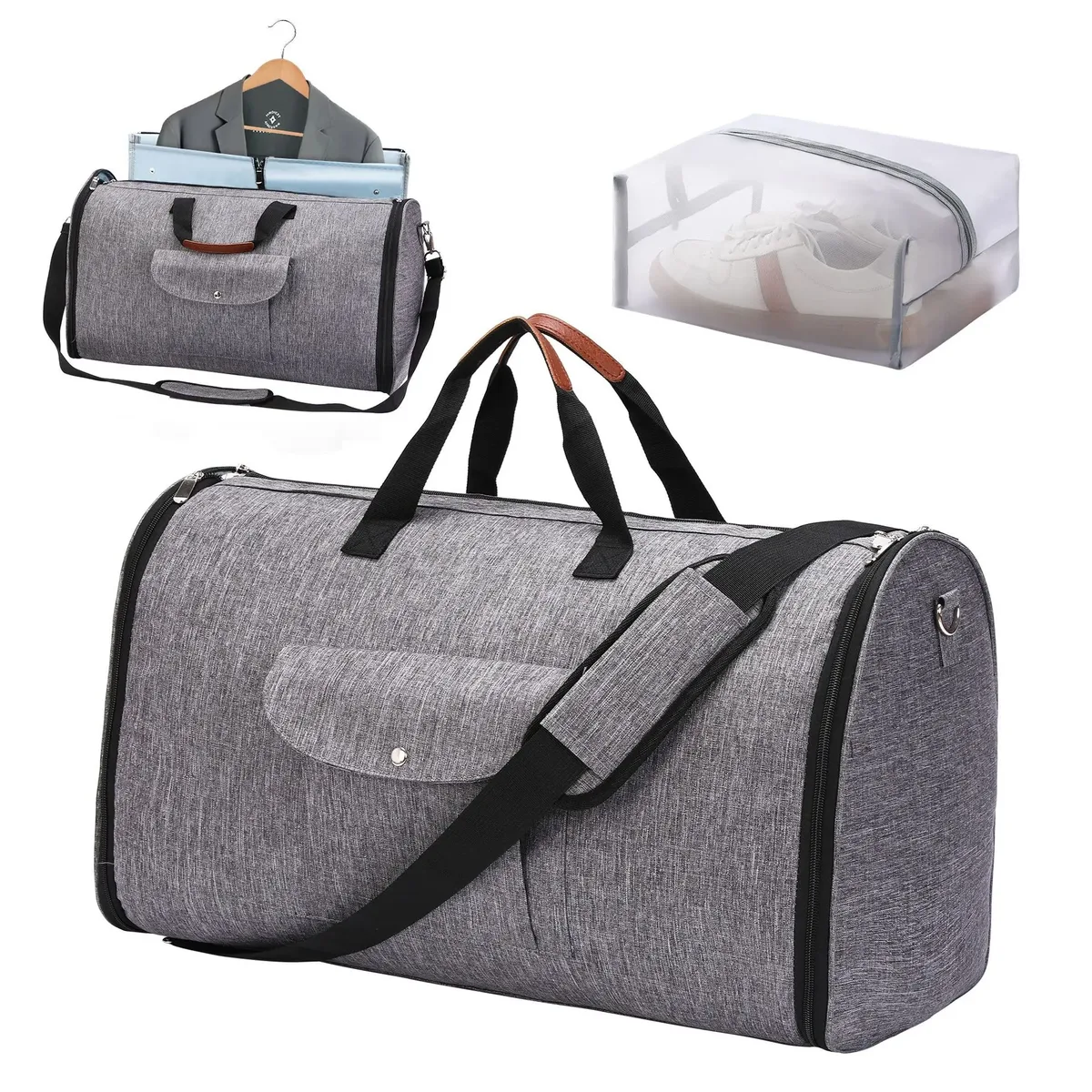 sac de rangement multifonctionnel convertible pour vêtements, costume, sac à chaussures, grande capacité, bagage à main, sac de voyage, sac de sport, 2025