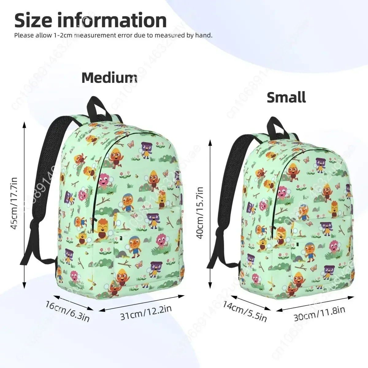 sac à dos micro super simple noodle & pals, idéal pour l'école, la randonnée, les voyages, avec motifs de comptes-rendus et de plantes, sac à dos de jour pour hommes, femmes et étudiants, sac à bandoulière