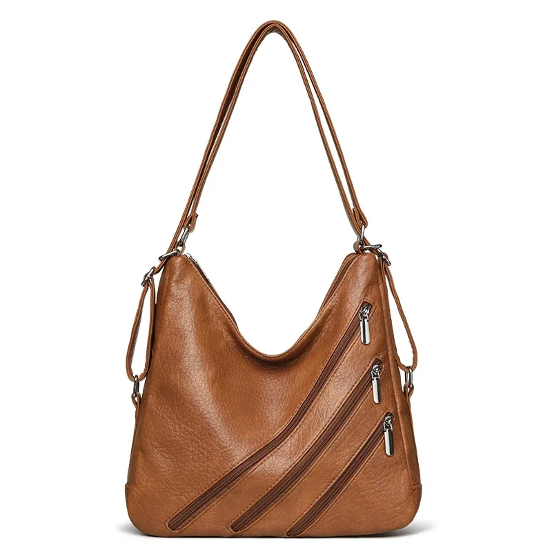 sac à dos en cuir pu de haute qualité pour femmes, sac à dos de grande capacité pour les déplacements, les voyages, l'école, sacs à bandoulière pour femmes