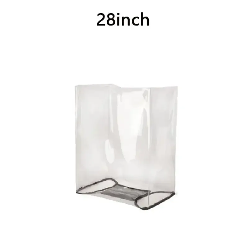 protecteur de valise en pvc transparent, anti-poussière, résistant aux rayures, housse de bagage universelle adaptée aux sacs de voyage de 20 à 28 pouces, 1 pièce