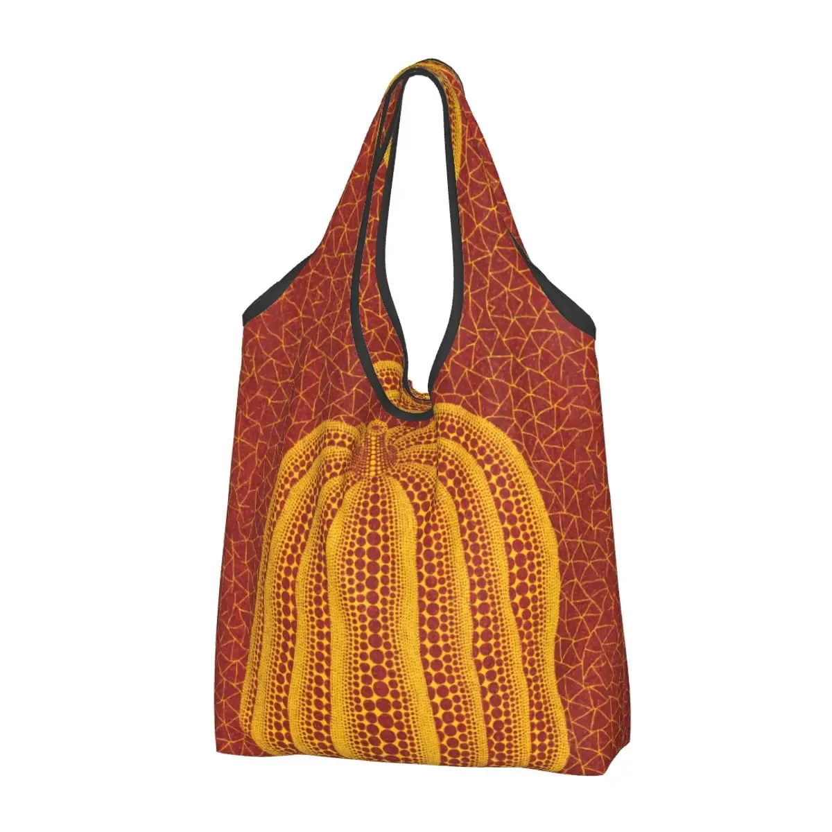 yayoi kusama-sac fourre-tout d'épicerie pour femme, sac à provisions, sacs à provisions, sac à main de grande capacité, initié à l'esthétique mignonne