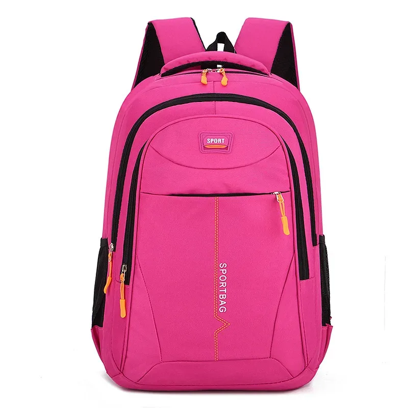 sac à dos pour ordinateur portable avec imprimé lettres, style coréen, décontracté, résistant à l'eau, pour homme et femme, idéal pour l'école, le travail ou les activités de plein air