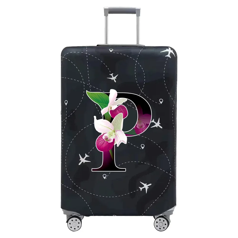 housse de protection pour bagages, accessoires de voyage, anti-poussière et résistante à l'usure, série letter, 18-32 pouces