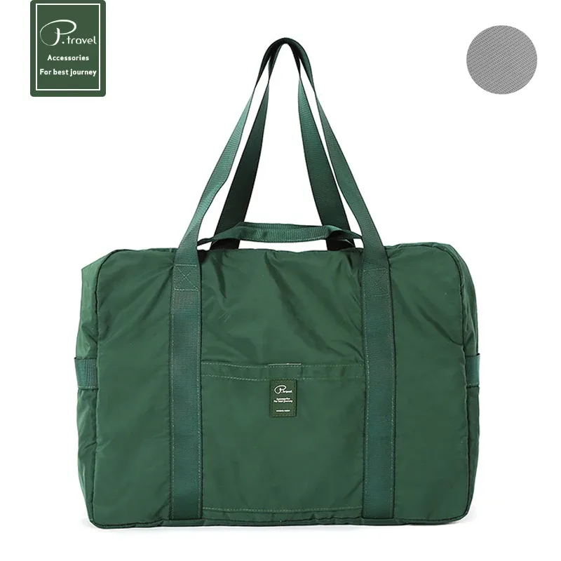 sac de voyage pliable et étanche, fourre-tout de grande capacité, sac de rangement de bagages avec plusieurs poches