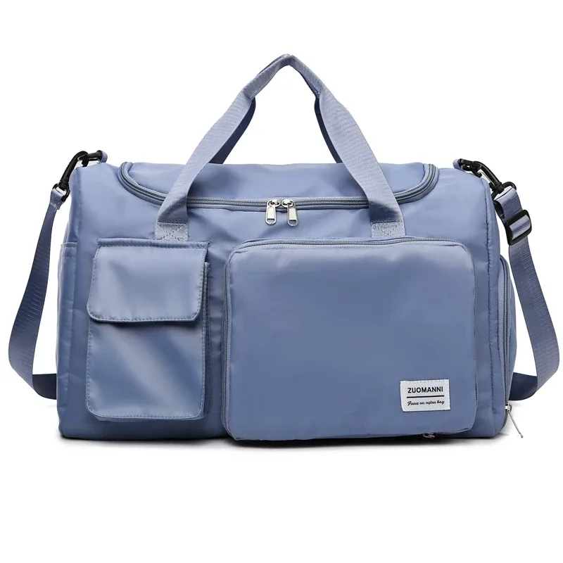 sac de voyage à main de grande capacité pour femmes, sacs de sport de nuit avec compartiment à chaussures, sacs de sport et de fitness pour femmes, 2024