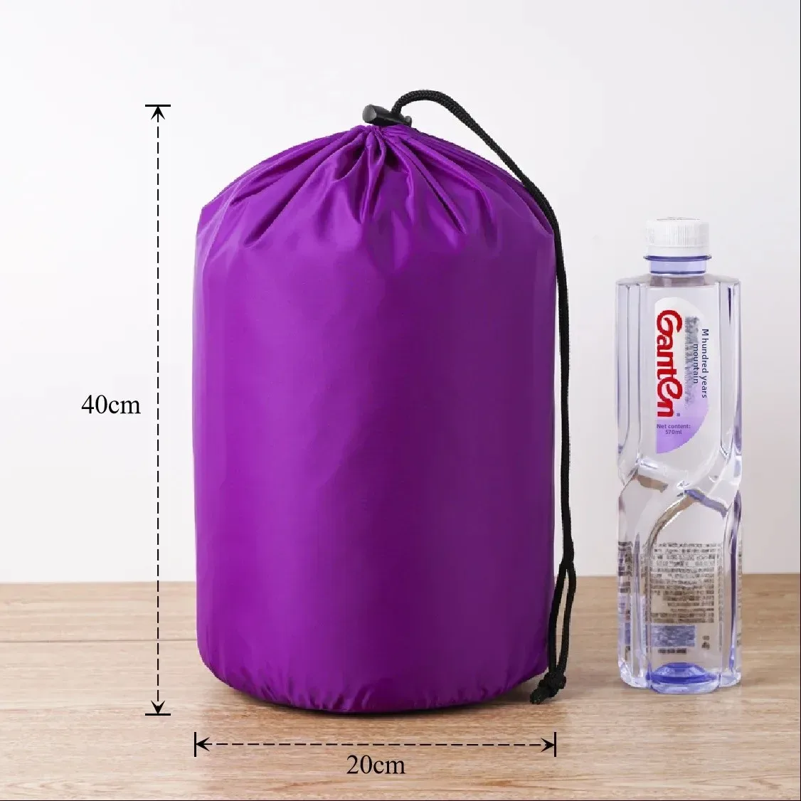 sac de rangement en tissu oxford à cordon pratique, en nylon, étanche à la poussière et au soleil, sac d'emballage, sac de rangement portable universel