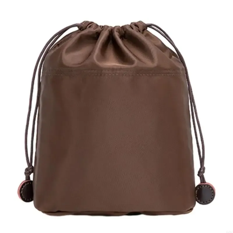 organisateur de sac à main avec cordon de serrage, organisateur conçu pour sac seau, sac intérieur en nylon, sac à bandoulière, fourre-tout