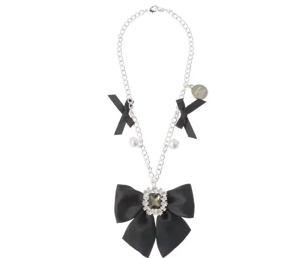 style japonais nouvelle lettre satin mignon nœud lolita portable sac fourre-tout femmes déplacements polyvalent plissé doux unique sac à bandoulière