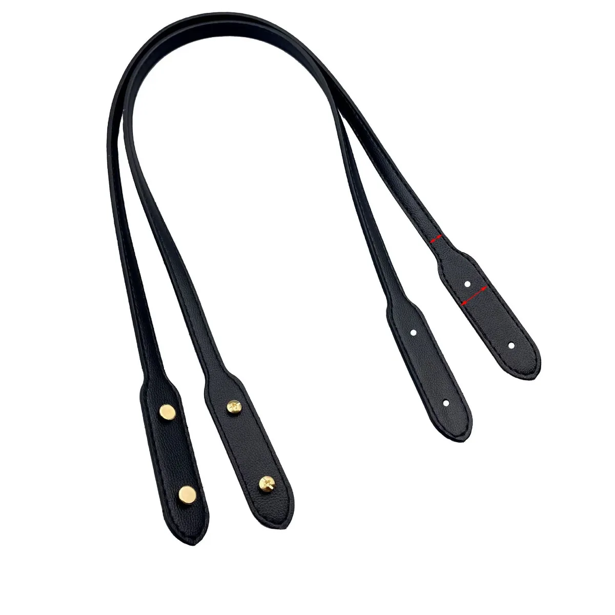 sangles de sac avec rivets, longueur 73cm, sangle de poignée en cuir pu, sangle de sac à bandoulière détachable de remplacement, accessoires de sac de bricolage