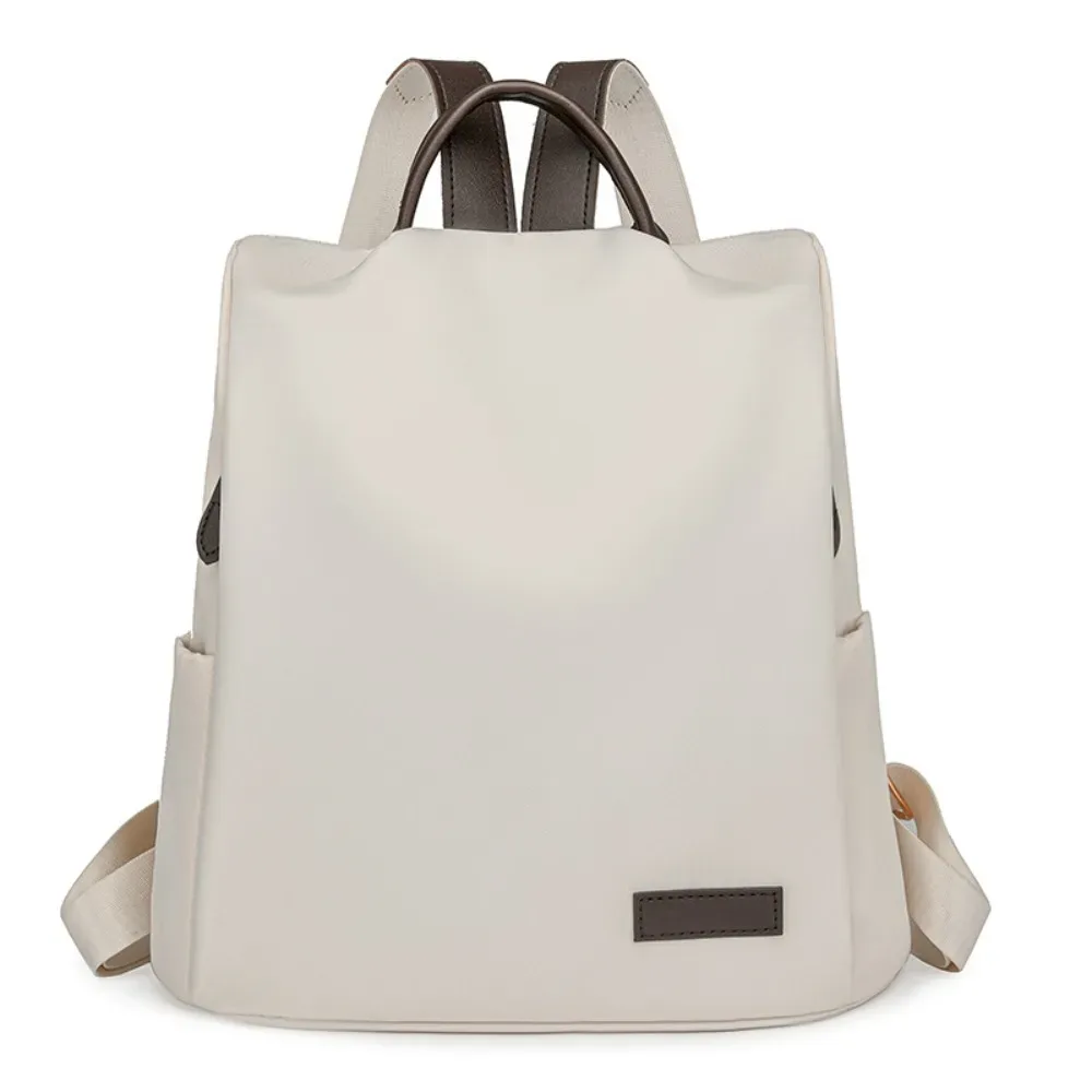sac à dos classique en nylon de grande capacité pour hommes, sac d'école oxford de 15.6 pouces, étanche, plusieurs poches, sac à bandoulière de voyage