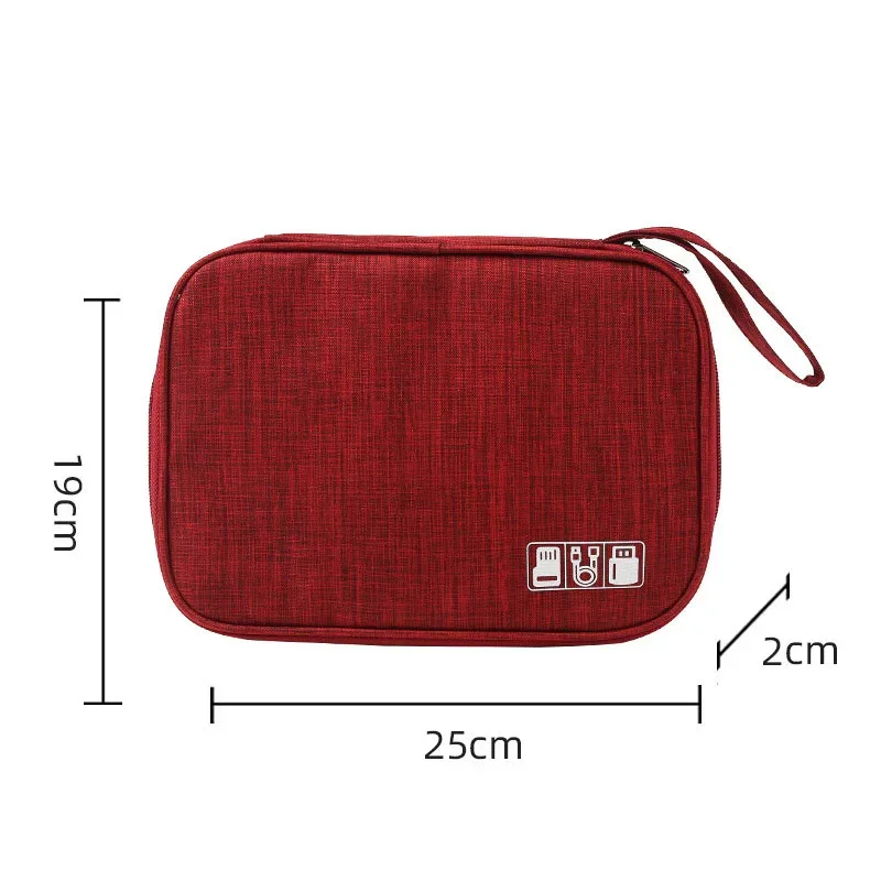 sac de rangement portable pour câbles de téléphone, organiseur d'accessoires électroniques, sac étanche pour câbles usb, chargeurs et prises