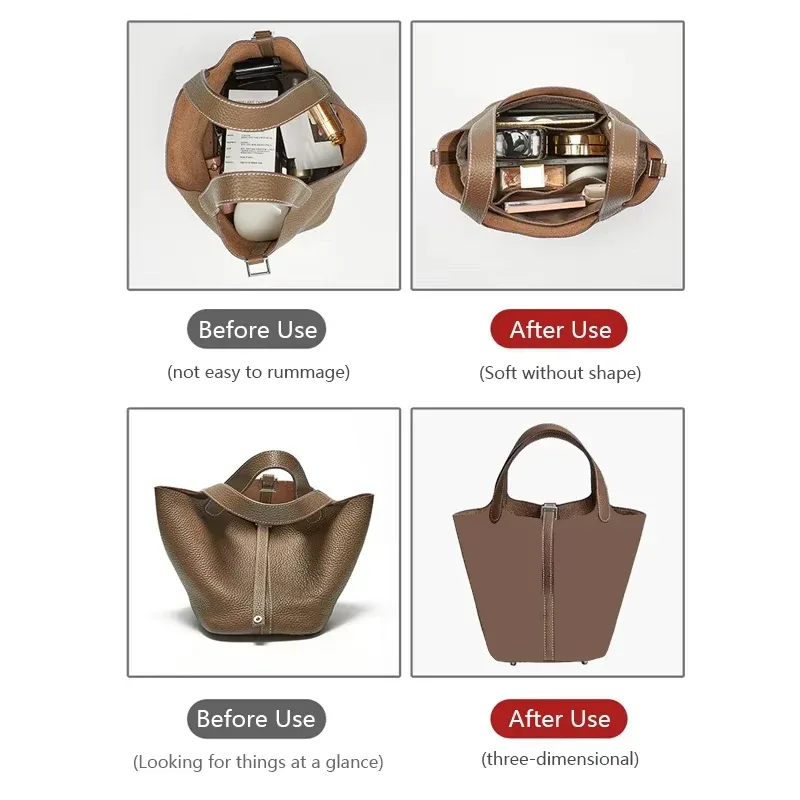 organisateur de sac léger pour picotin 18 22, insert de sac en nylon durable, imperméable, support de sac, accessoires de sac