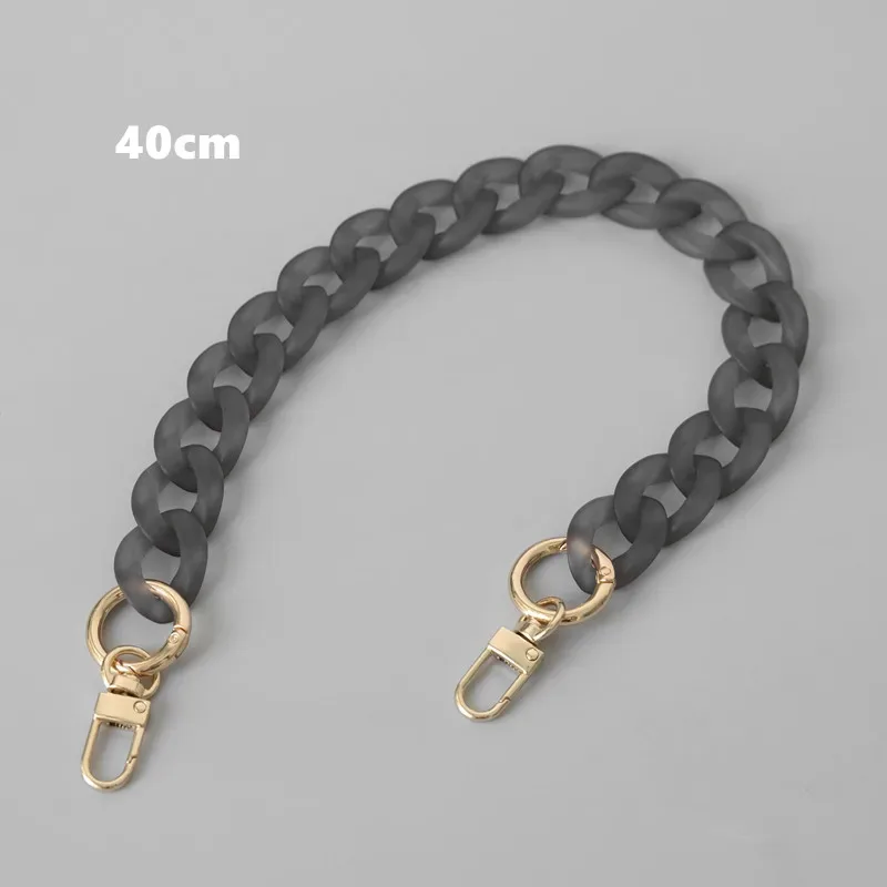 chaîne métal gris boucles dorées sac marron noire accessoire voyage bandoulière rechange modèle luxe