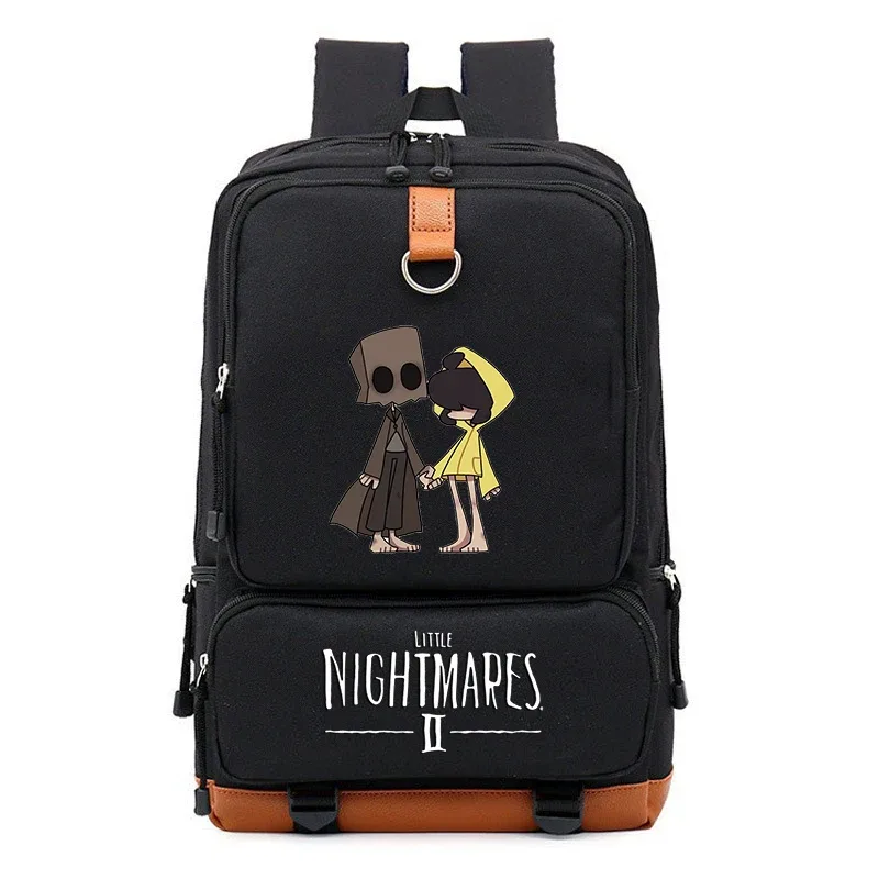 jeu petits cauchemars 2 sacs à dos pour garçon fille sacs d'école sac à dos adolescents enfants voyage quotidien sac à dos mochila
