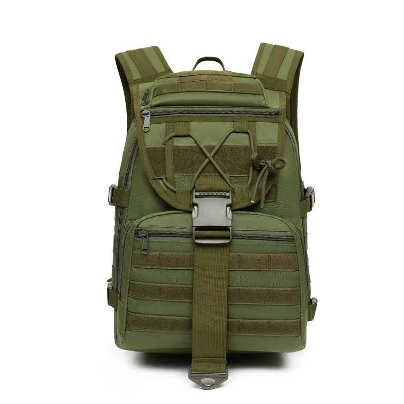 sac à dos tactique d'extérieur en tissu oxford, camouflage, sac de voyage, sac de randonnée, sac de sport, sac à double bandoulière, pour la ville et la nature...