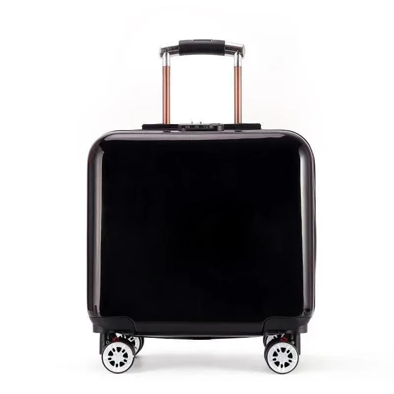 valise de chariot d'étudiant étanche de 18 pouces avec serrure à combinaison valise pour enfants avec bagage de voyage d'embarquement de roue universelle