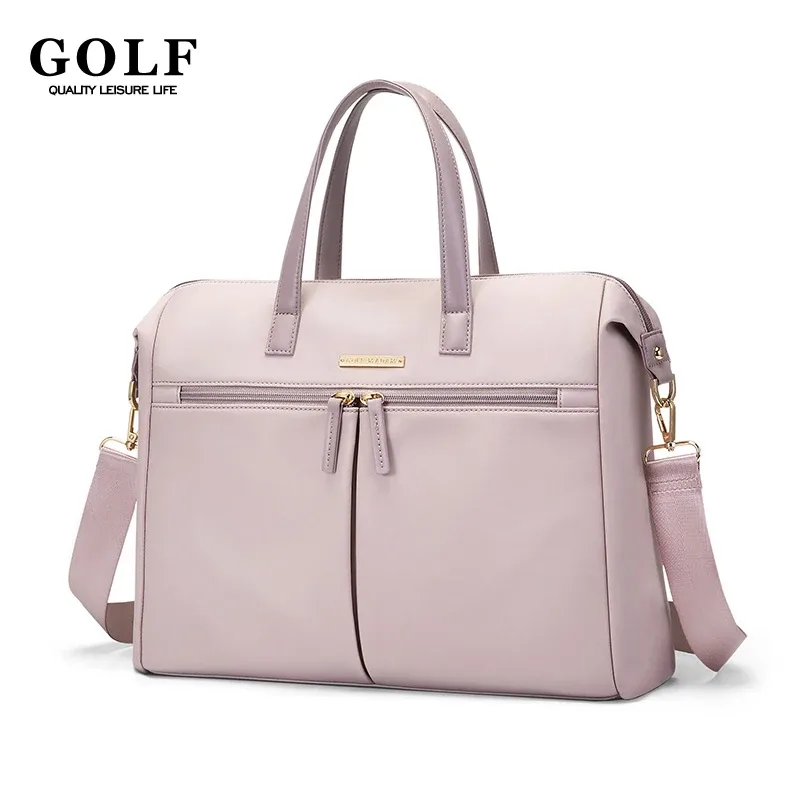 GOLF – sacs d'affaires pour femmes, porte-documents pour ordinateur portable de 15 pouces, sac à main de banlieue, sacs à bandoulière d'université décontractés pour femmes, tendance 2024