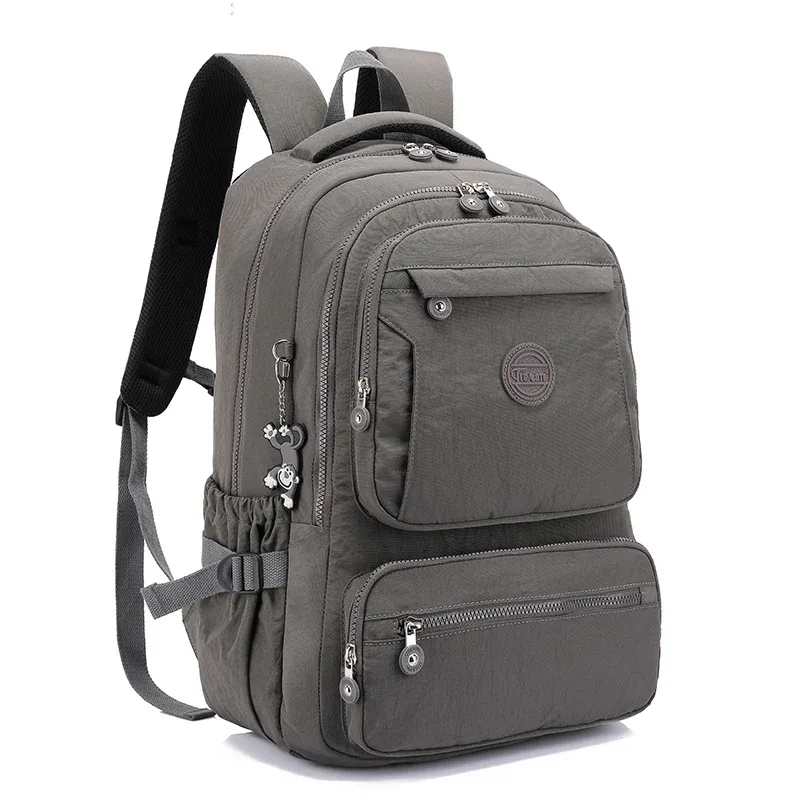 tegaote hommes sac à dos sac en nylon imperméable mâle avion voyage ordinateur portable sac à dos hommes grand élégant sac à dos léger