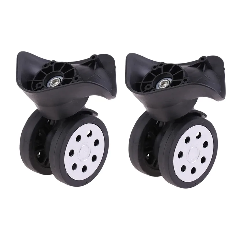 roues remplacement caoutchouc silencieuses résistantes usure rose haute qualité utilisation voyage sac bagage chariot rechange