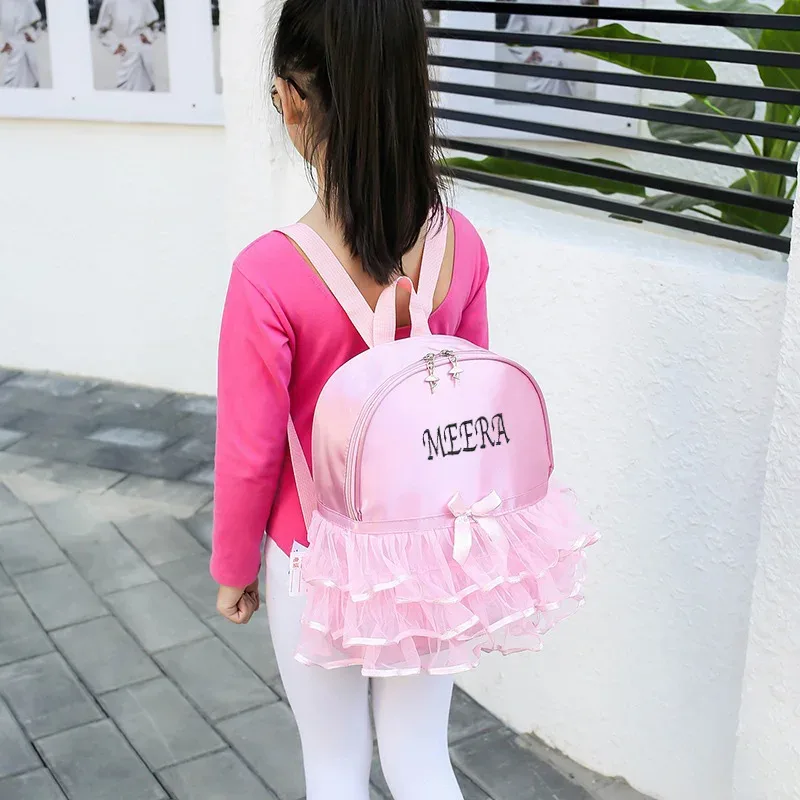 oxford-sac à dos de danse personnalisé pour filles, sac de ballet pour enfants de la maternelle, sac de rangement pour gril d'entraînement, mode