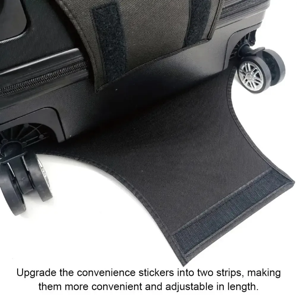 juste de protection anti-rayures pour bagages, tissu non tissé, housse de protection pour bagages, valise, étui à roulettes, rouleaux d'usure
