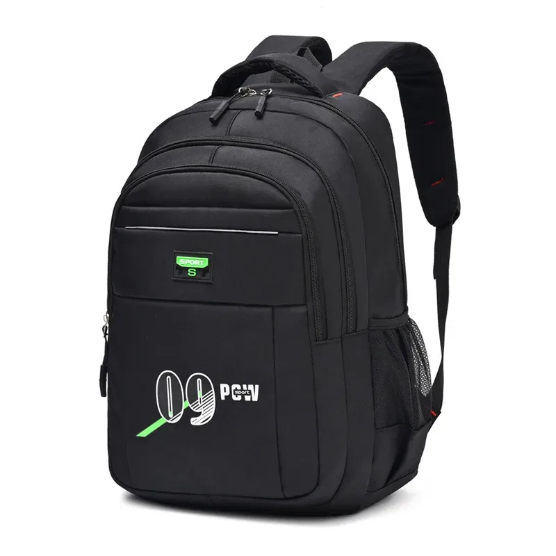 sac à dos simple grande capacité pour hommes, sac d'école pour élèves du premier cycle du secondaire, sortie voyage ordinateur, sacs à double épaule en vente