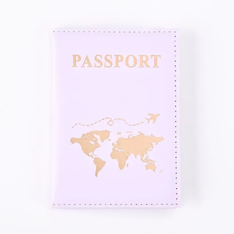 ensemble de porte-passeport de voyage pour femmes et hommes, housse de protection pour passeport de voyage, sacs étiquettes de bagages, accessoires de voyage