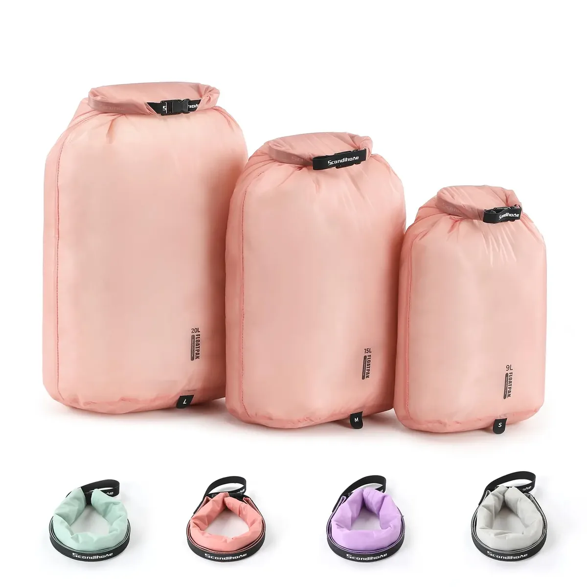 sac étanche ultraléger pour vêtements, sac de rangement léger à enroulement, organisateur de voyage pour bagages, natation, plein air