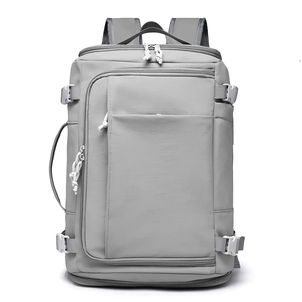 sac à dos de voyage grande capacité unisexe, léger, multifonctionnel, sacoche pour ordinateur, sac à bandoulière décontracté en pvc imperméable