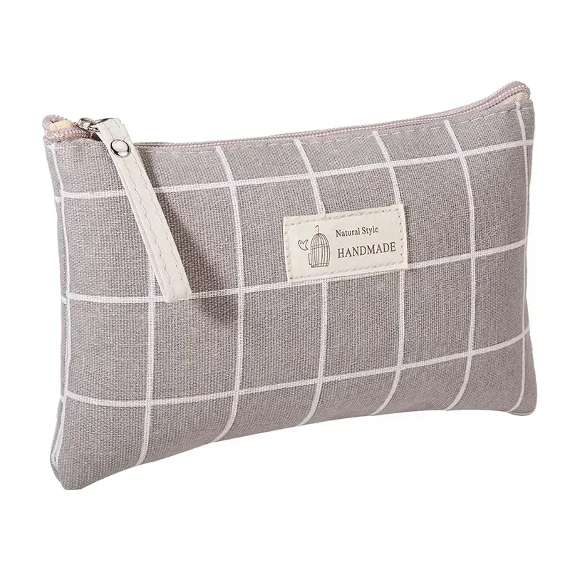 nouveau femmes voyage sac cosmétique toile portable fermeture éclair sacs de maquillage femme sacs à main trousse à crayons articles de toilette stockage sac de lavage chaud