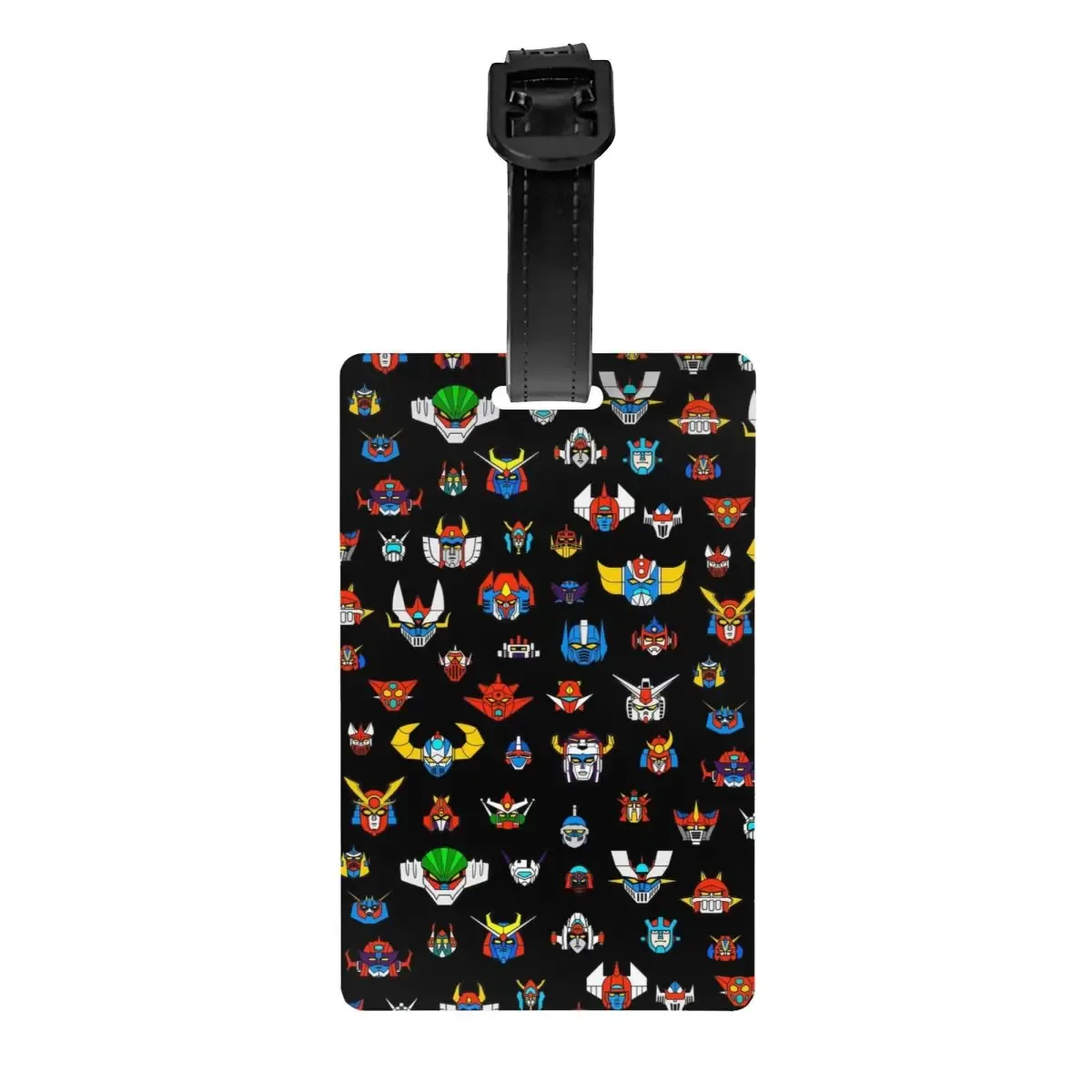 étiquettes à bagages personnalisées goldorak grendizer pour valises, mignonnes, anime ufo robot goldrake, couverture de confidentialité, carte d'identité