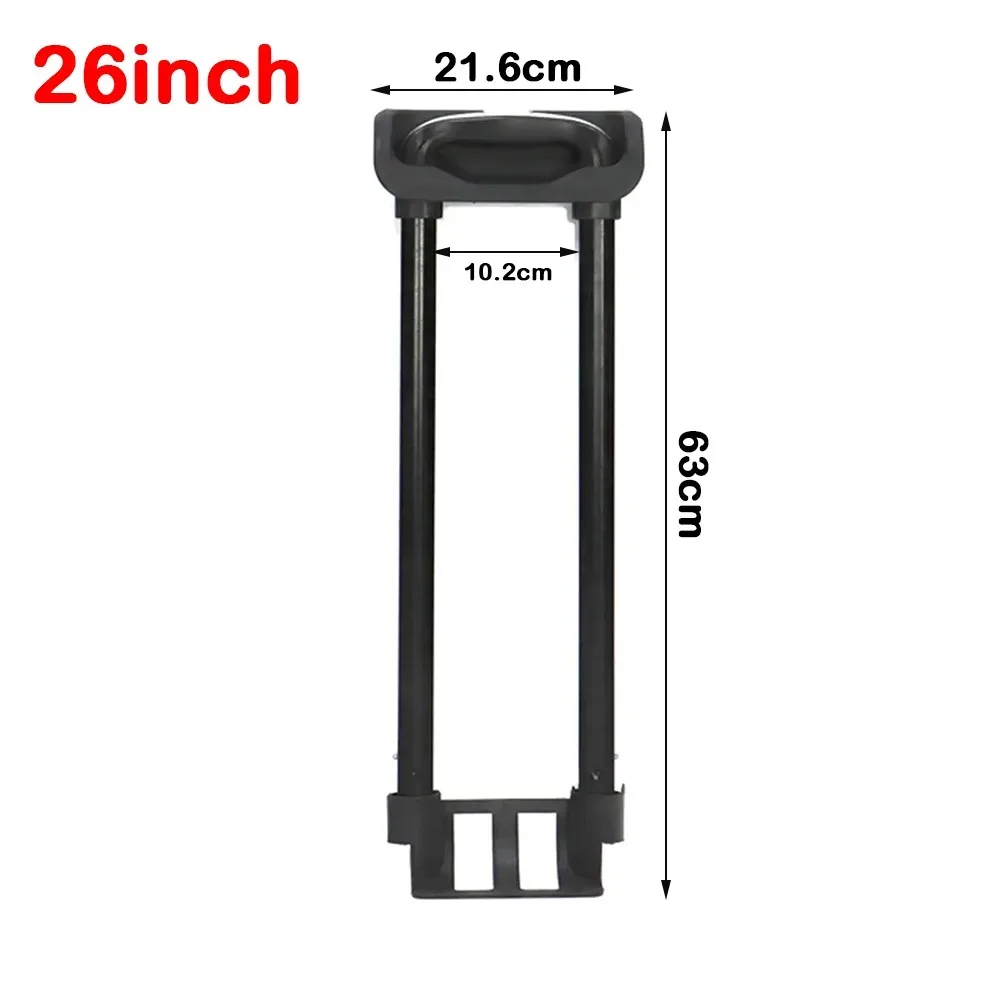poignée de bagage rétractable universelle de remplacement, poignée de valise facile à installer, poignée de traction robuste pour bagages