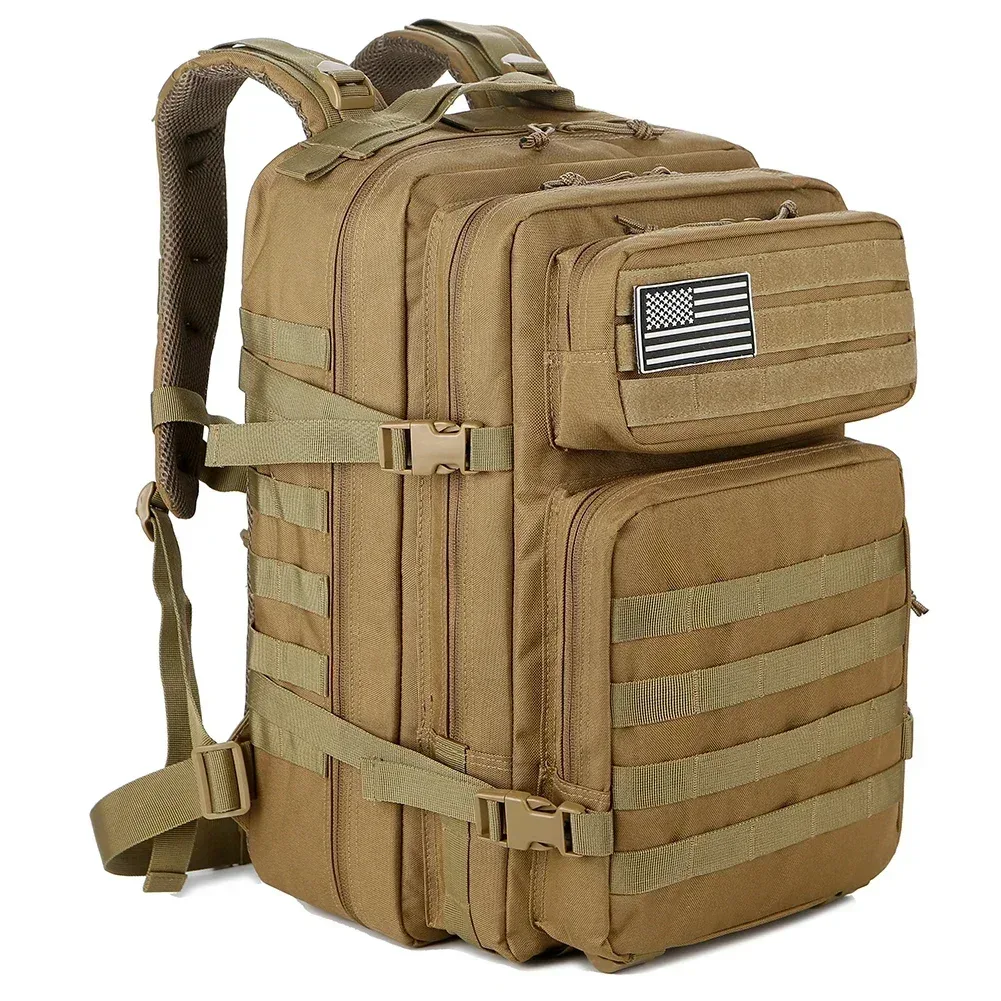 45l sac à dos tactique grande capacité sac à dos extérieur 3 jours fitness sac de randonnée randonnée camping équipement sacs à dos