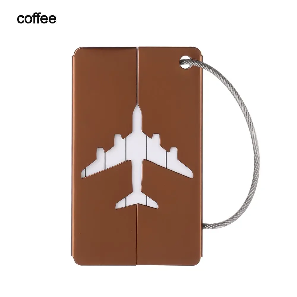 étiquettes de bagage de voyage réutilisables, valise attro, bagage de vacances, identification d'avion avec cordes, identification du sac, infraction