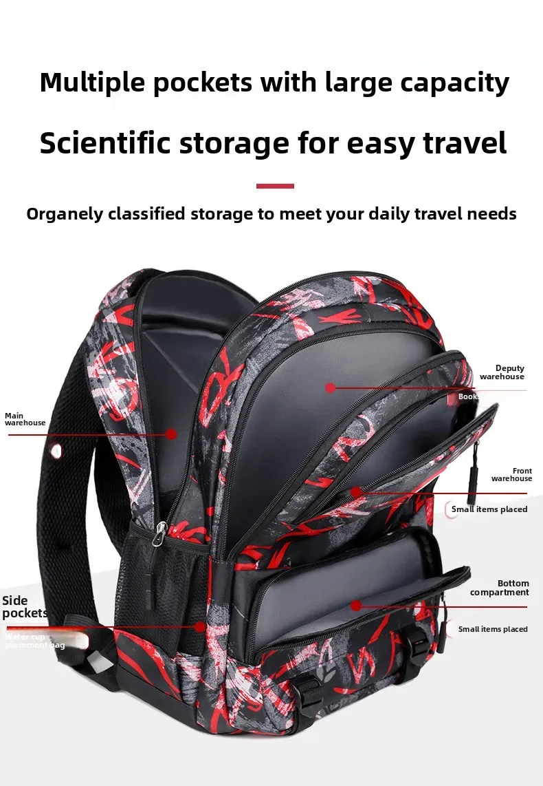 nouveau sac à dos en tissu oxford pour hommes et femmes sacs à dos de voyage camouflage sacs de lycée et d'école primaire