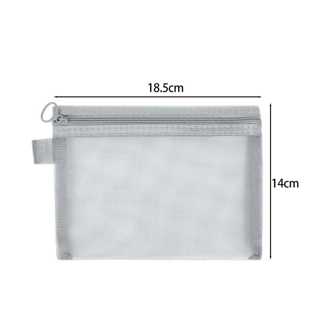 sacs à cosmétiques transparents en maille, petite et grande trousse de maquillage noire, trousse de toilette de voyage portable, trousse de rangement pour rouge à lèvres, poudres, 1 pièce, 3 pièces