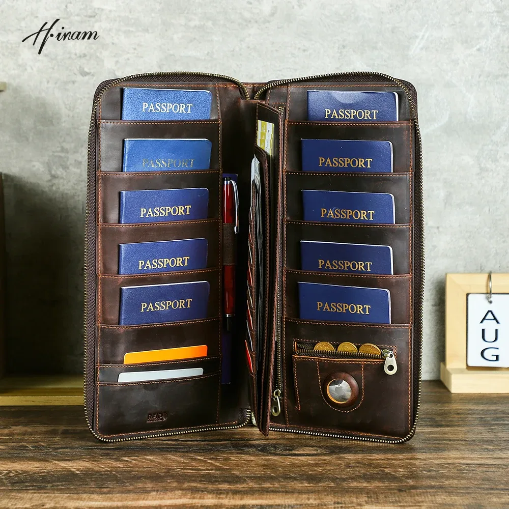 Porte-passeport, portefeuille, organisateur de documents de voyage familial, étui pour passeport, porte-cartes, pochette, RFID, antivol, anti-perte
