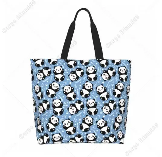krasnocute-grand sac fourre-tout de dessin animé pour femme, sac à main réutilisable décontracté, grand sac initié, shopping, épicerie, travail, mode