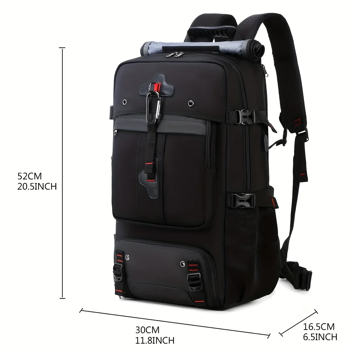 sac à dos de voyage pour hommes et femmes, grand sac à main avec compartiment à chaussures approuvé par la compagnie aérienne, sac à dos pour ordinateur portable 17 pouces, sac de sport
