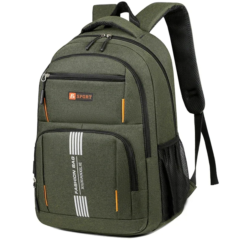 sac à dos de style neutre pour hommes et femmes, adapté aux voyages d'affaires et aux cartables pour étudiants, avec plusieurs couches de poches