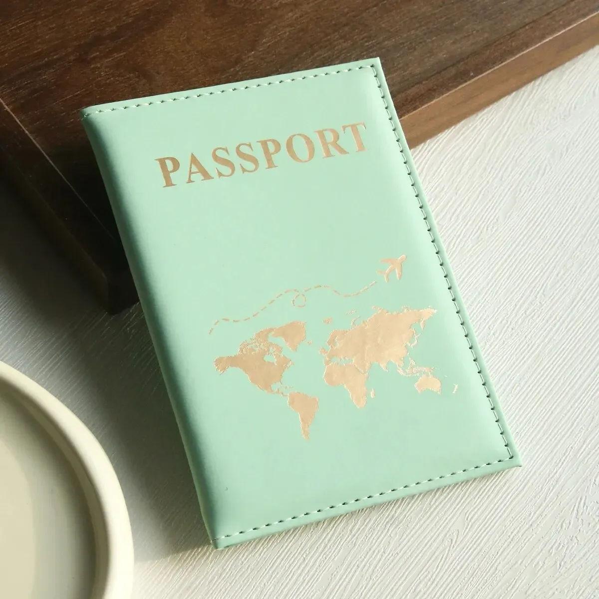 couverture de passeport, porte-passeport, organisateur de carte du monde, étui de protection pour cartes, porte-carte de crédit, document d'identité, portefeuille pour passeport