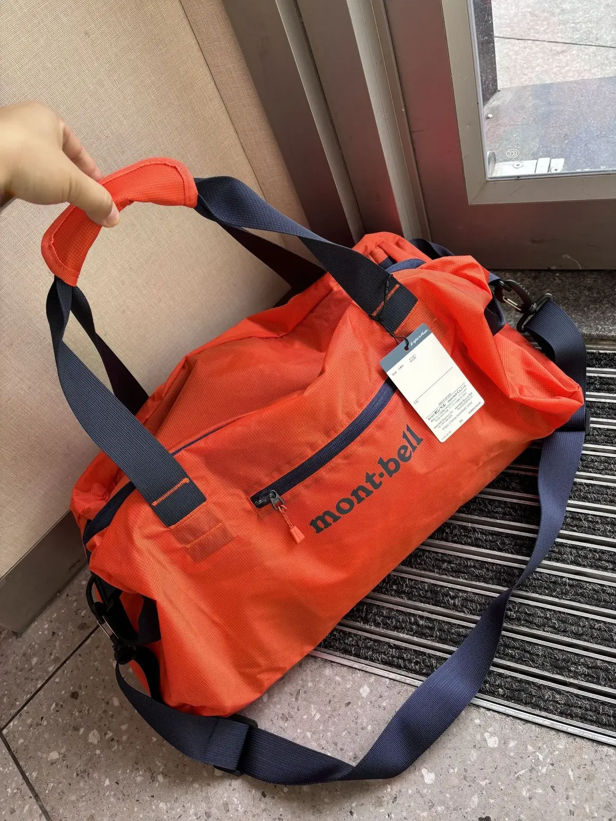 montbell bowling bag sac à bandoulière sac à bandoulière simple en nylon imperméable pour femme sac de voyage 40l