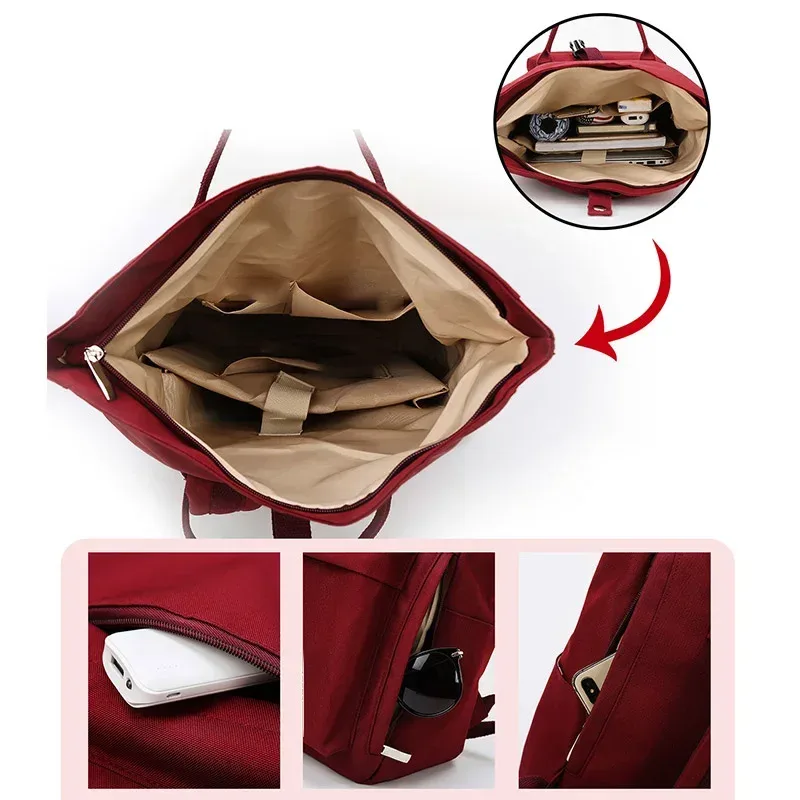 sac dos oxford université bordeaux poche ouvree compartiment ordinateur portable ceinture coussin air décontracté