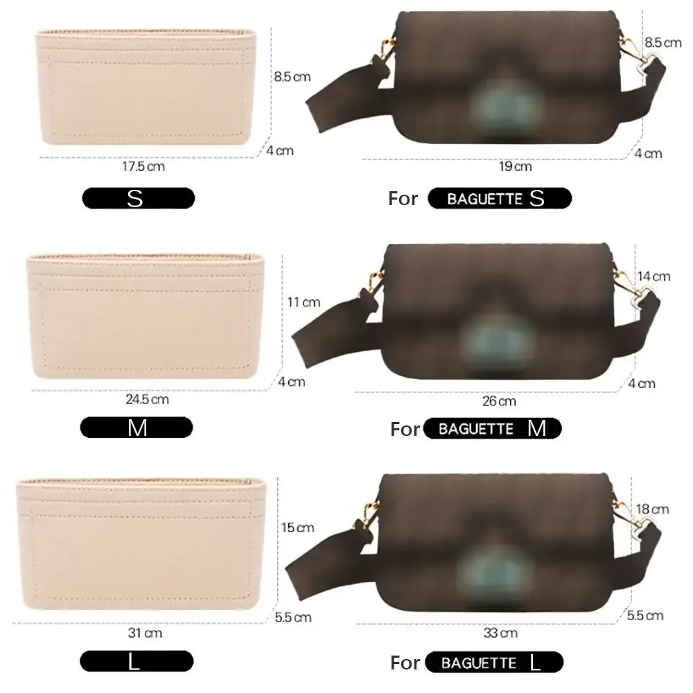 sac de rangement en feutre de haute qualité, insert en feutre, support pour sac à main, organisateur portable, sac intérieur